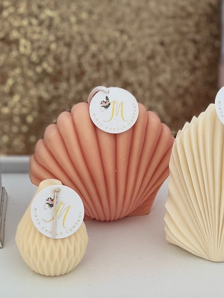Scallop Shell Candle